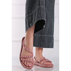 Růžové gumové sandály Meu Sol Plat