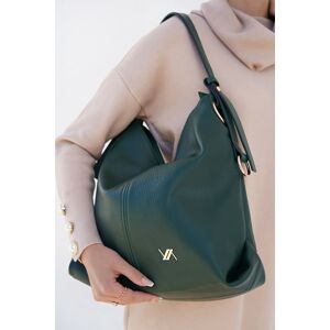 Tmavě zelená kabelka na rameno Tiffany