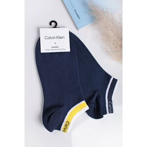 Tmavě modré kotníkové ponožky Spencer - dvojbalení