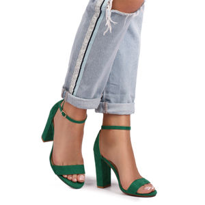 Zelené sandálý Carly
