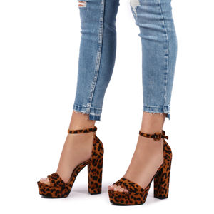 Leopardí sandály Ronie