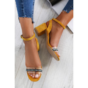 Žluté sandály Patty