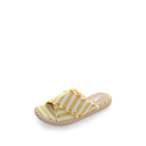 Žluto-bílé pantofle Mindy