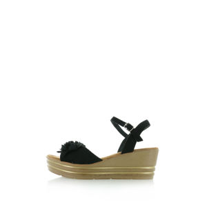 Černé platformové sandály Sabrina