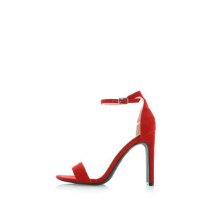 Červené sandály Peony
