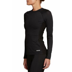 Černý sportovní top Borg Long Sleeve T-Shirt