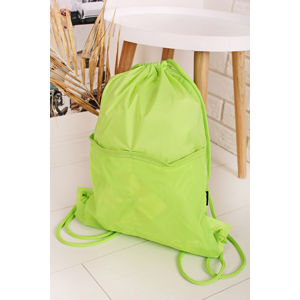 Neonově-zelený sportovní vak Cinch Bag