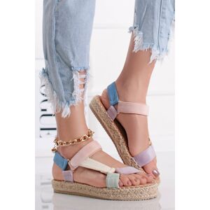 Vícebarevné platformové sandály Aurelie