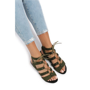 Zelené sandály Julier
