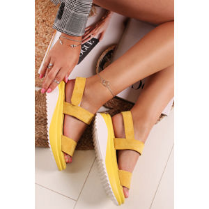 Žluté platformové sandály Lindsey