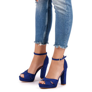 Modré sandály Camila