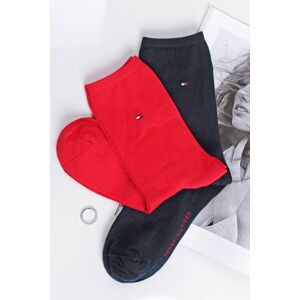 Červeno-modré ponožky Casual Socks - dvojbalení