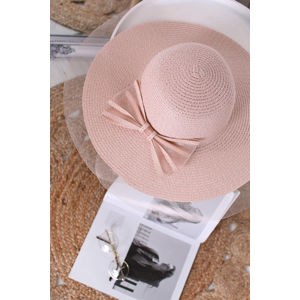 Světle růžový klobouk Leah