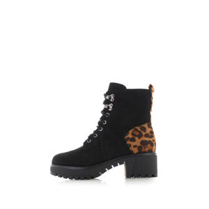 Černo-leopardí boty Willie