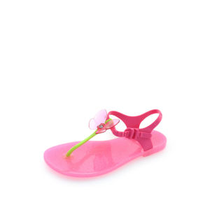 Zeleno-růžové sandály Butterfly