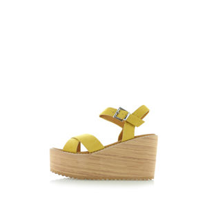 Žluté platformové sandály Eve
