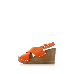 Oranžové platformové sandály Jill