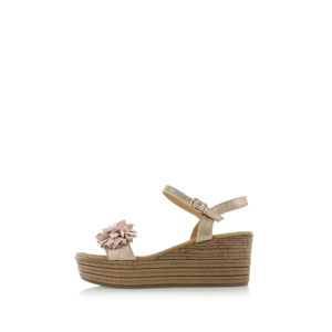 Růžovo-zlaté platformové sandály Marion