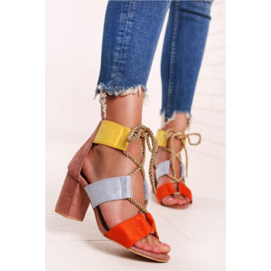 Vícebarevné sandály Alisa