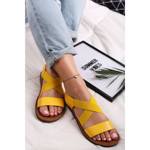 Žluté sandály Kira