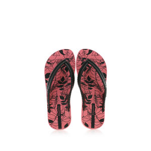 Černo-růžové pantofle Nature Print