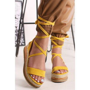 Žluté platformové sandály Gracia