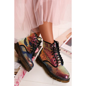 Vícebarevné kotníkové boty Michelle