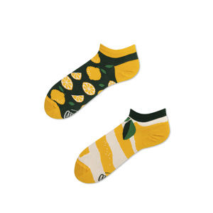 Žluto-zelené kotníkové ponožky The Lemons Low