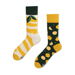 Žluto-zelené ponožky The Lemons
