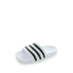 Pánské černo-bílé pantofle Adilette Aqua