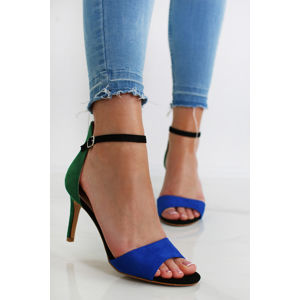 Modro-zelené sandály Lucretia