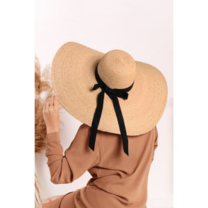 Béžový dámsky slamený klobúk Victoria