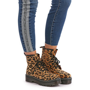 Leopardí kotníkové boty Christelle