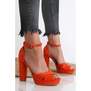 Oranžové sandály Camila