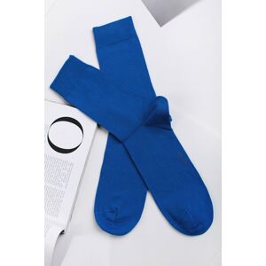 Modré bavlnené ponožky Klasik