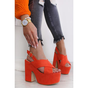 Oranžové sandály Rhonda