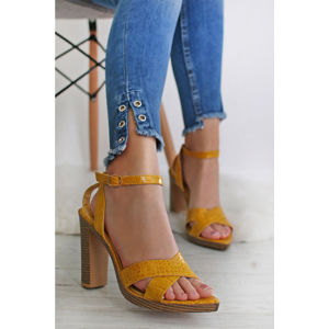 Žluté sandály Silvia