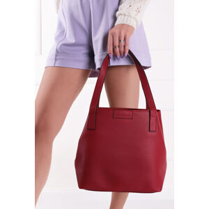 Červená kabelka Miri Zip Shopper