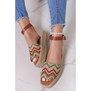 Vícebarevné nízké sandály Melisse