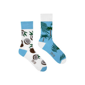Modro-bílé ponožky Spox Sox Coco Tree