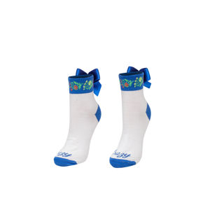 Modro-bílé ponožky Folk Mašle