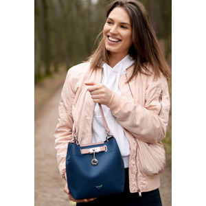 Modro-růžová kabelka na rameno Tamara