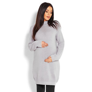 Světle šedý těhotenský pulovr 40009C