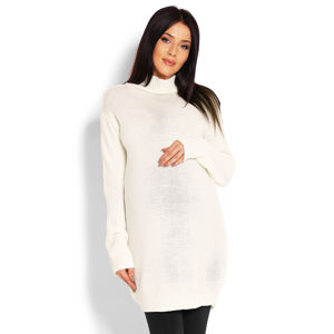 Smetanový těhotenský pulovr 40009C