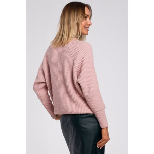 Růžový pulovr M537