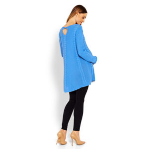 Modrý těhotenský pulovr 40005C