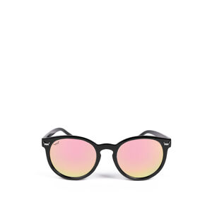 Černo-růžové polarizační sluneční brýle Foxy