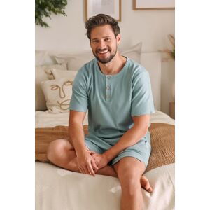 Pánske mätové bavlnené pyžamo PMB4560