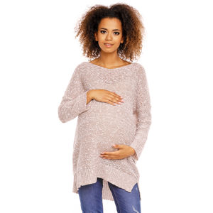 Hnědý těhotenský pulovr 70005C