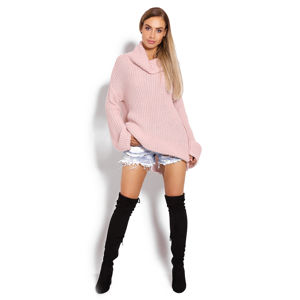 Světle růžový pulovr 70012